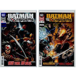 BATMAN AND THE OUTSIDERS #1A and #2A, DC Comics, ©2019, Great issues!